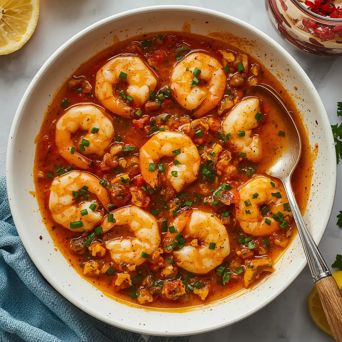 A serving of turkey-wrapped shrimp with a glossy brown sugar glaze on a plate.