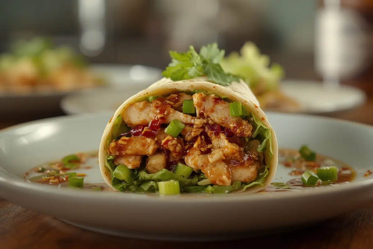 Teriyaki Chicken Wrap Recipe
