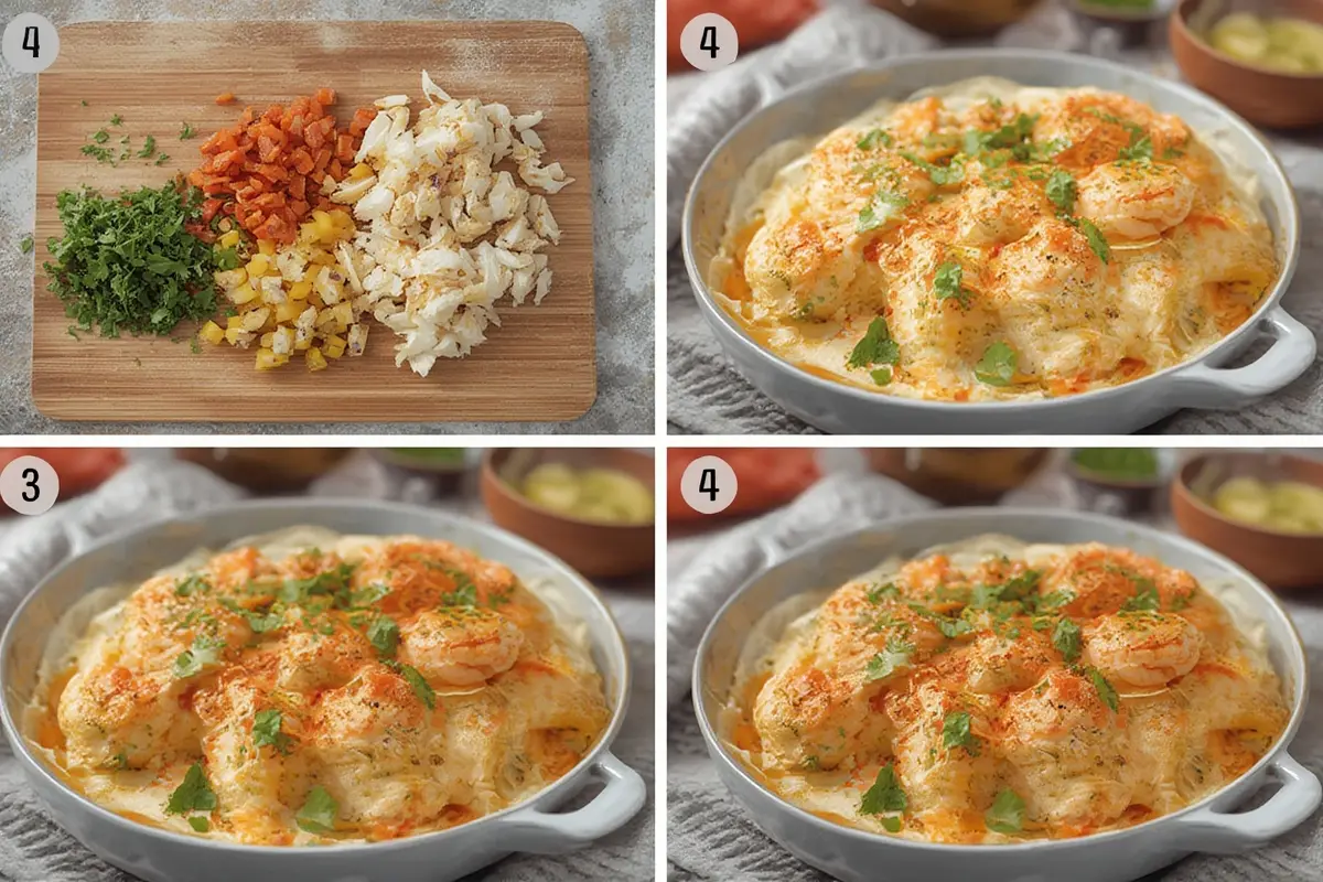 Step by step instructions for preparing the recipe