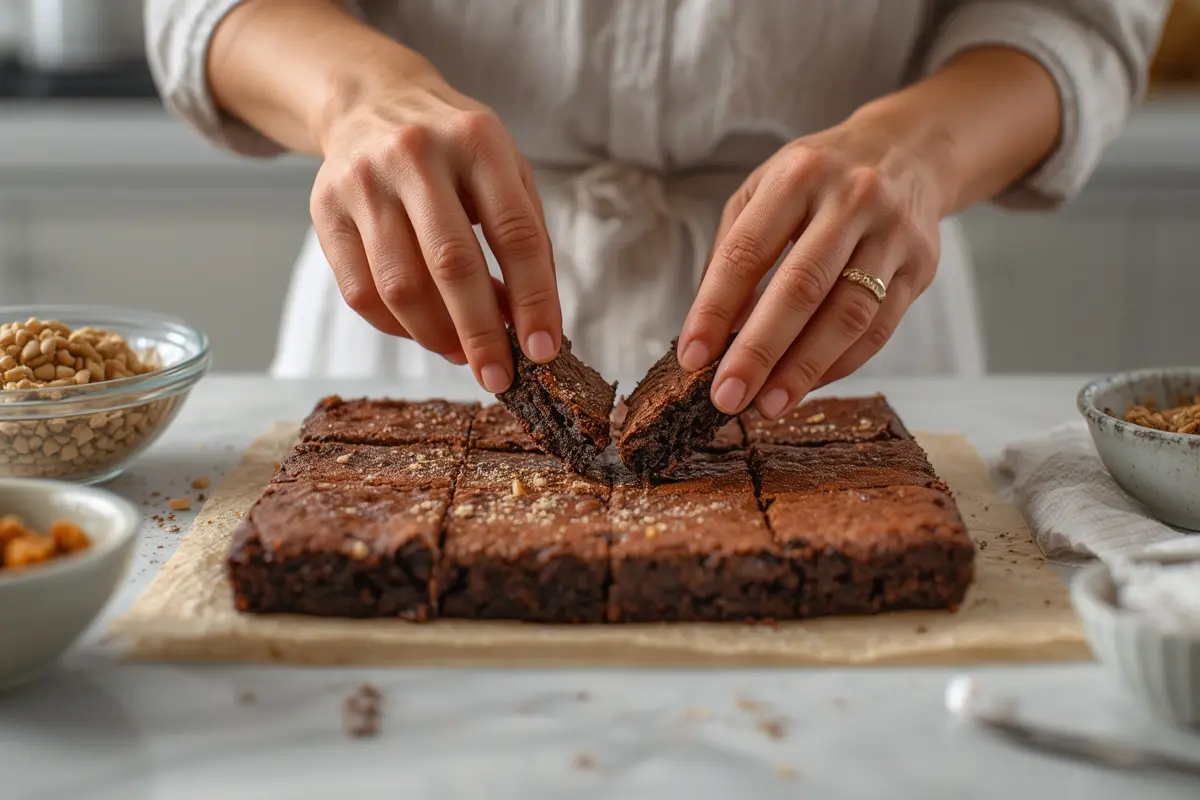 Common mistakes when making Biscoff Brownies