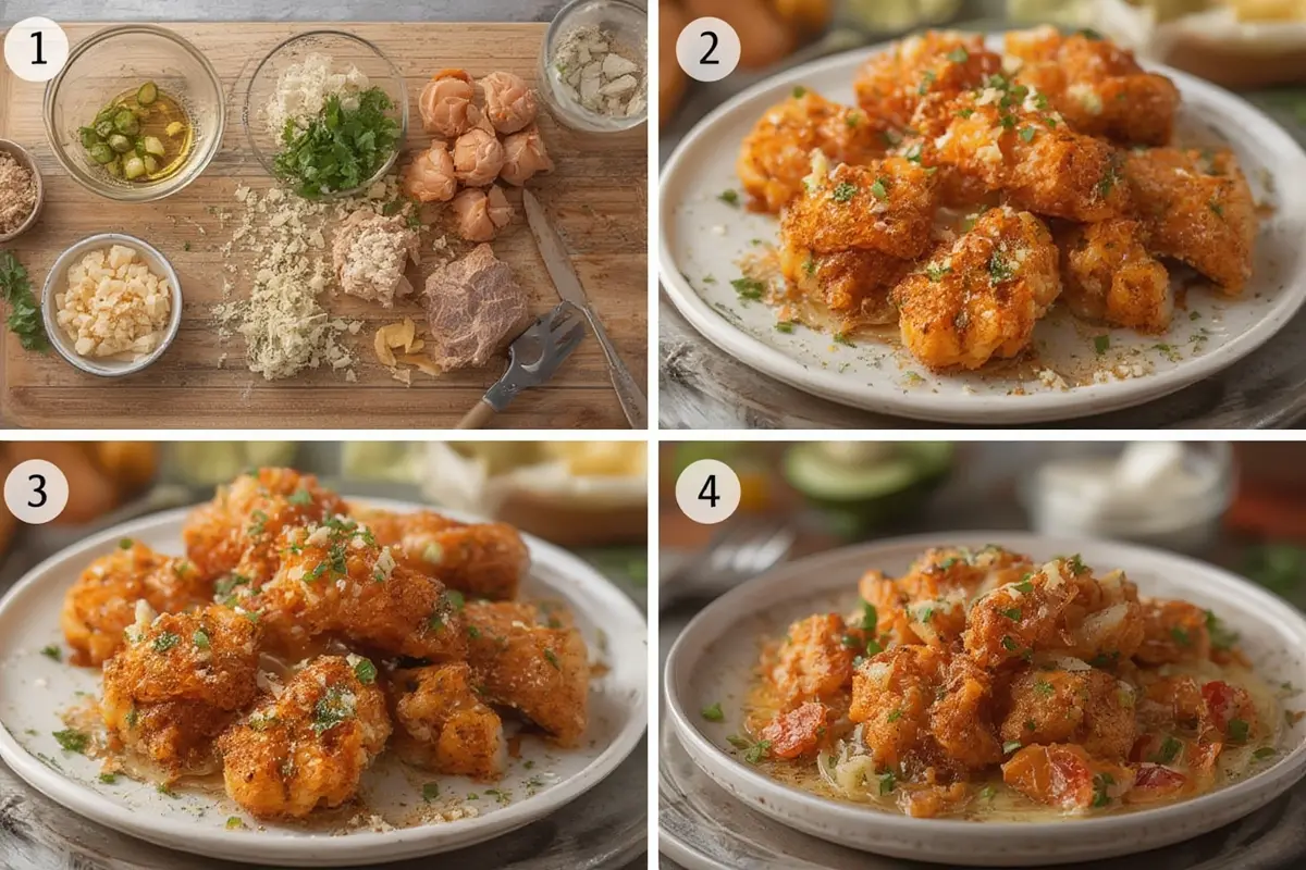 Crispy Hot Honey Feta Chicken