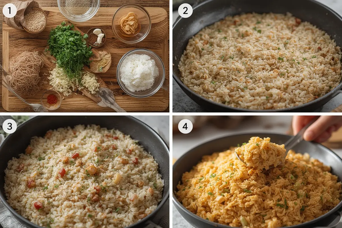 Persian Crispy Rice Preparation