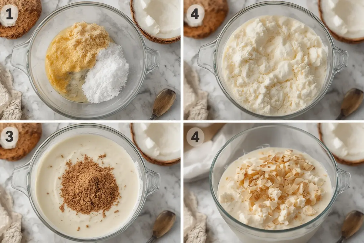 Coconut Cream Lush Steps