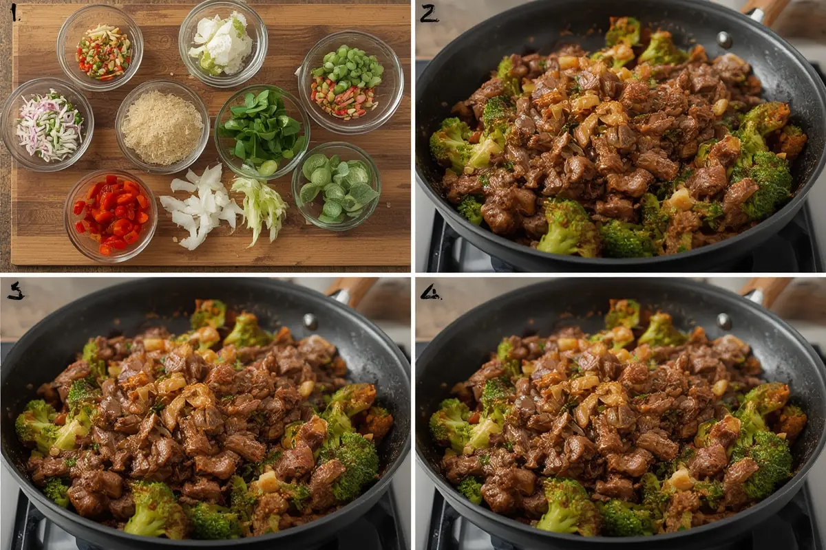 Step by Step Beef and Broccoli