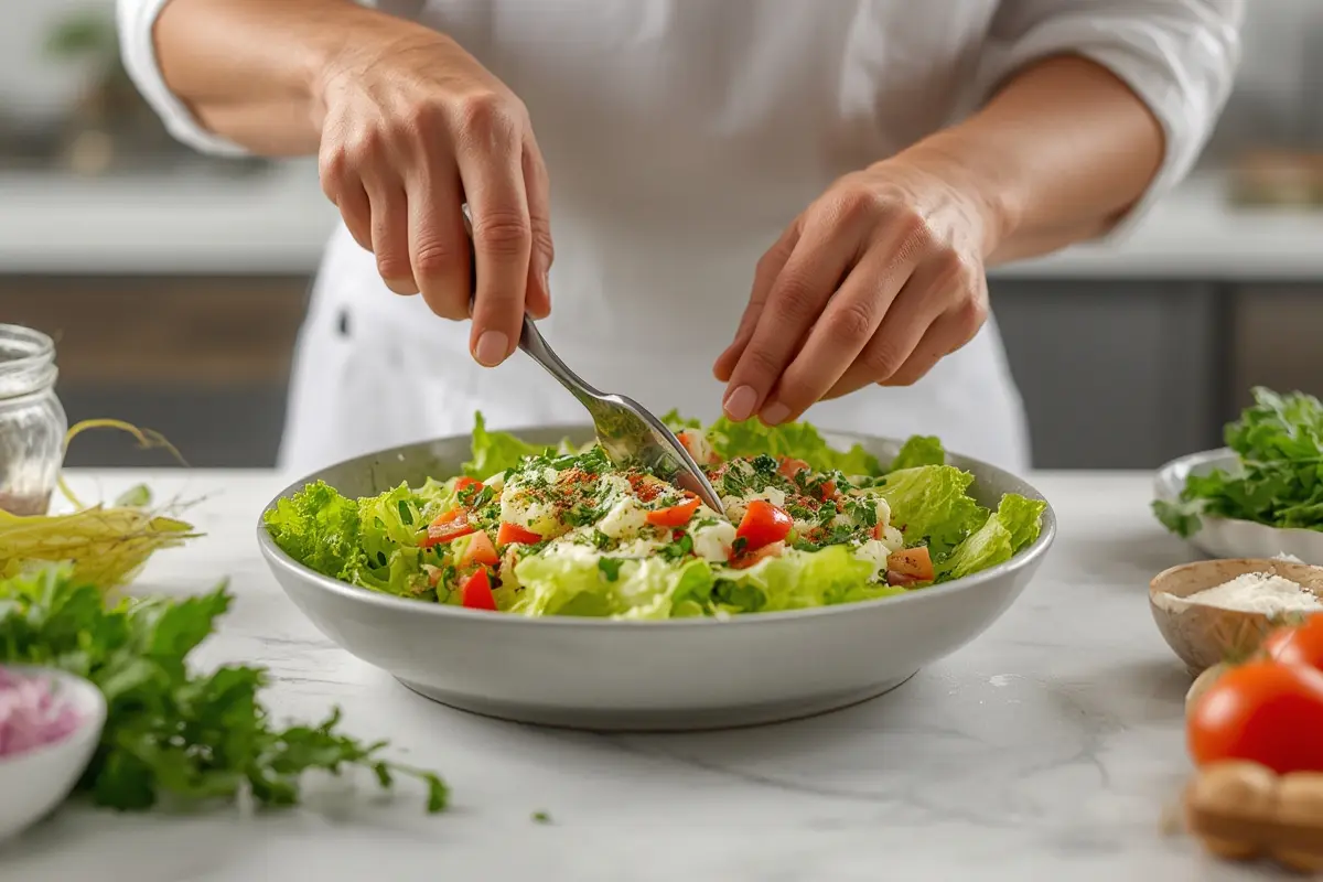 Maroulosalata Greek Lettuce Salad