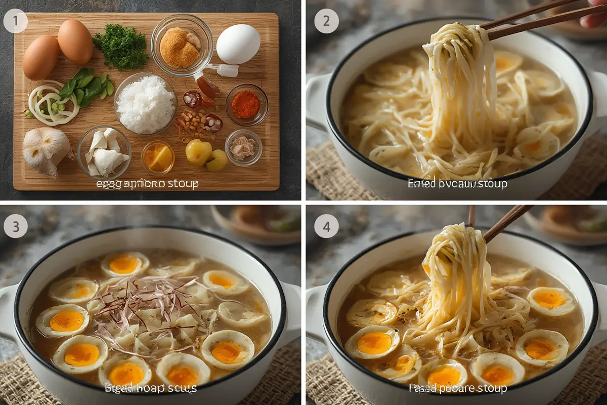 Egg Drop Soup Preparation