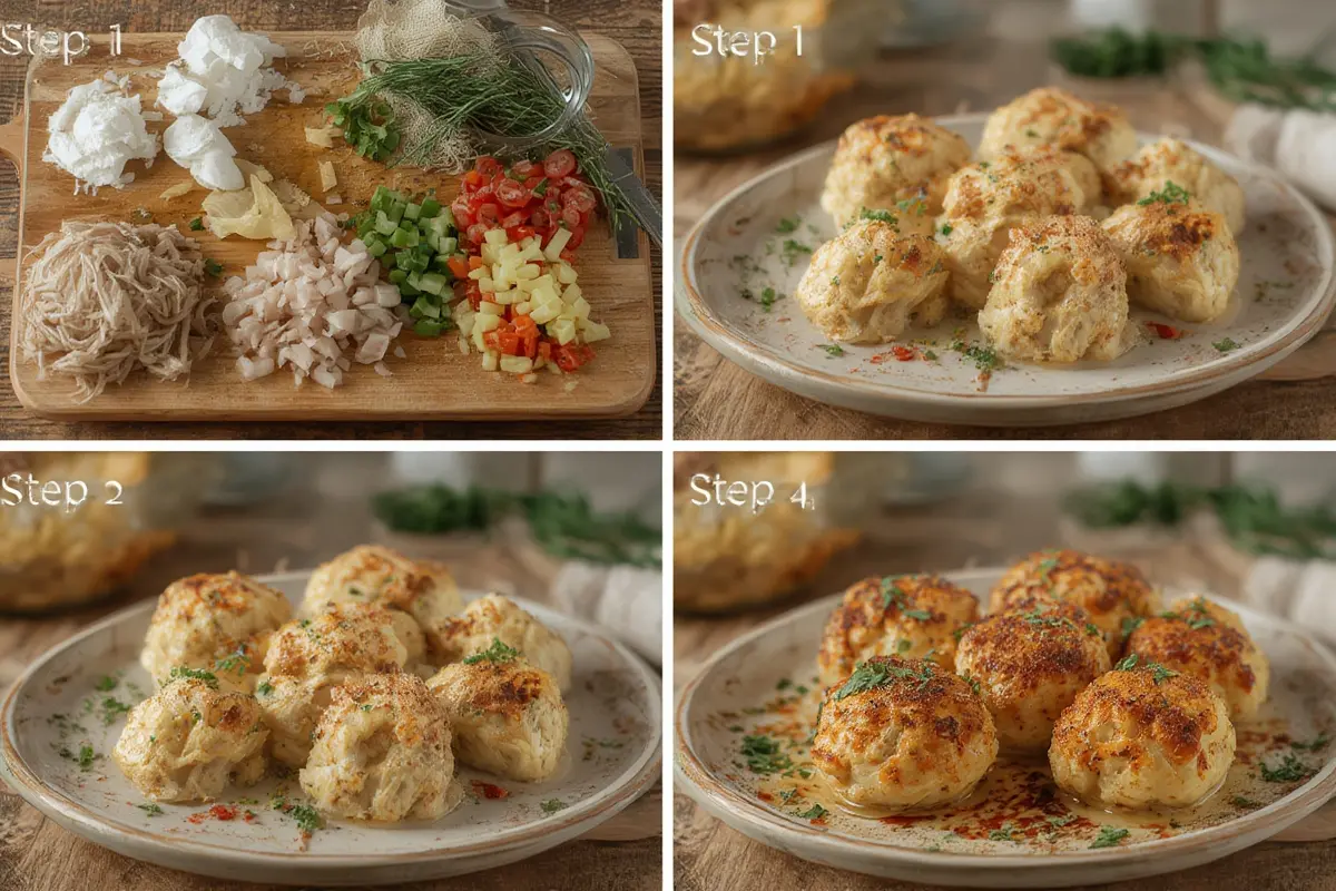 Step-by-Step Chicken Pillows