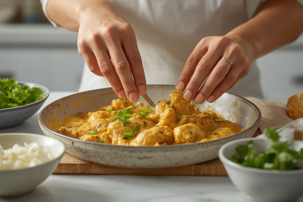 Dairy free butter chicken dish