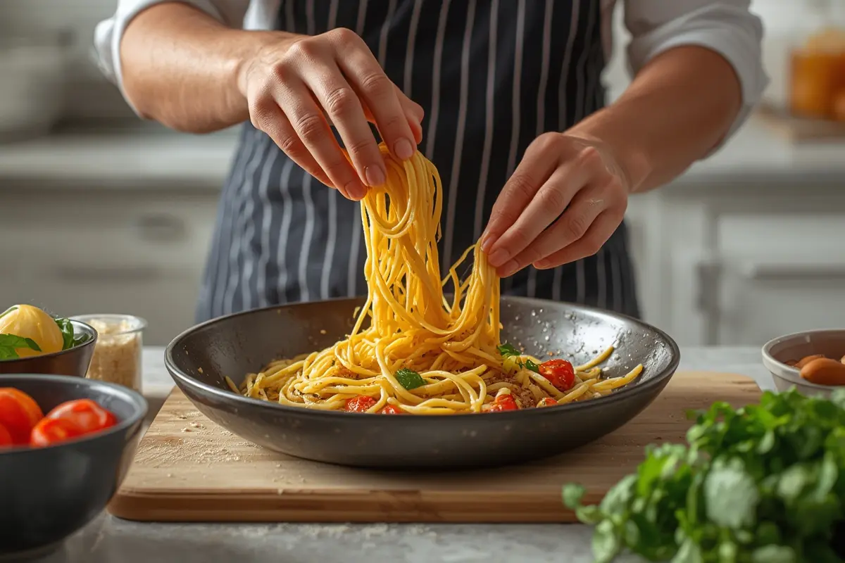 Italian Drunken Noodles cooking tips