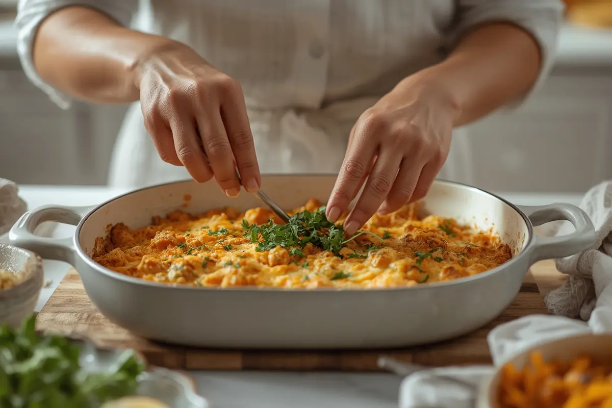 Perfectly cooked casserole