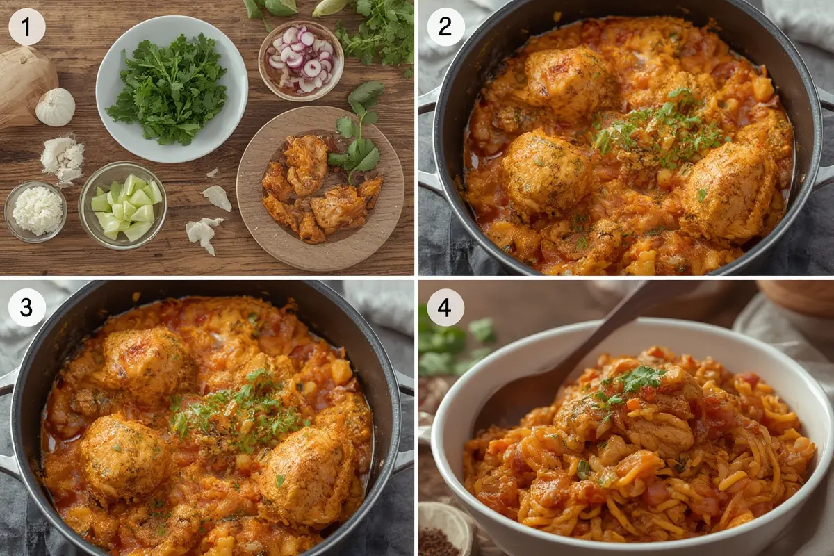 Churu Chicken Amarillo preparation