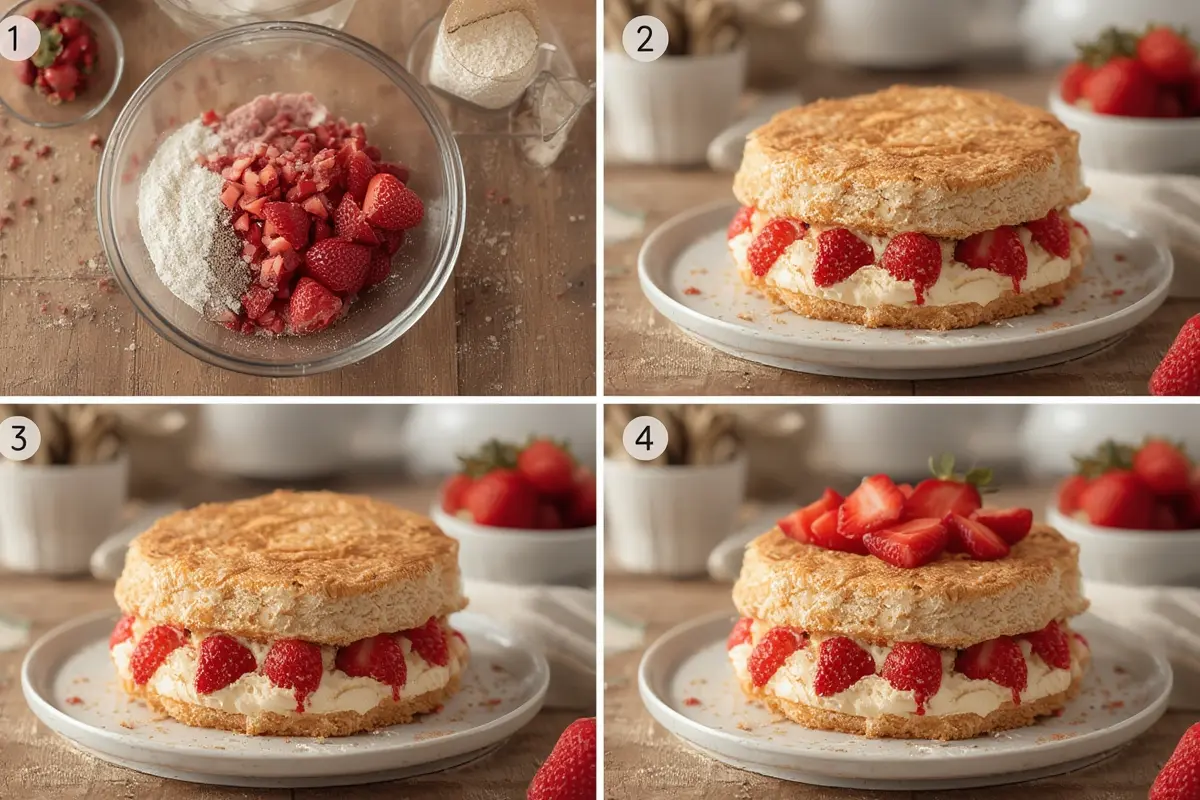 Strawberry Shortcake Steps