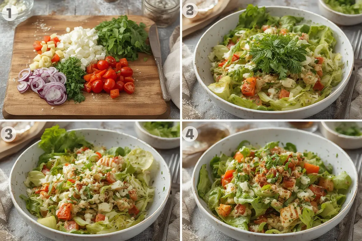 Maroulosalata Greek Lettuce Salad