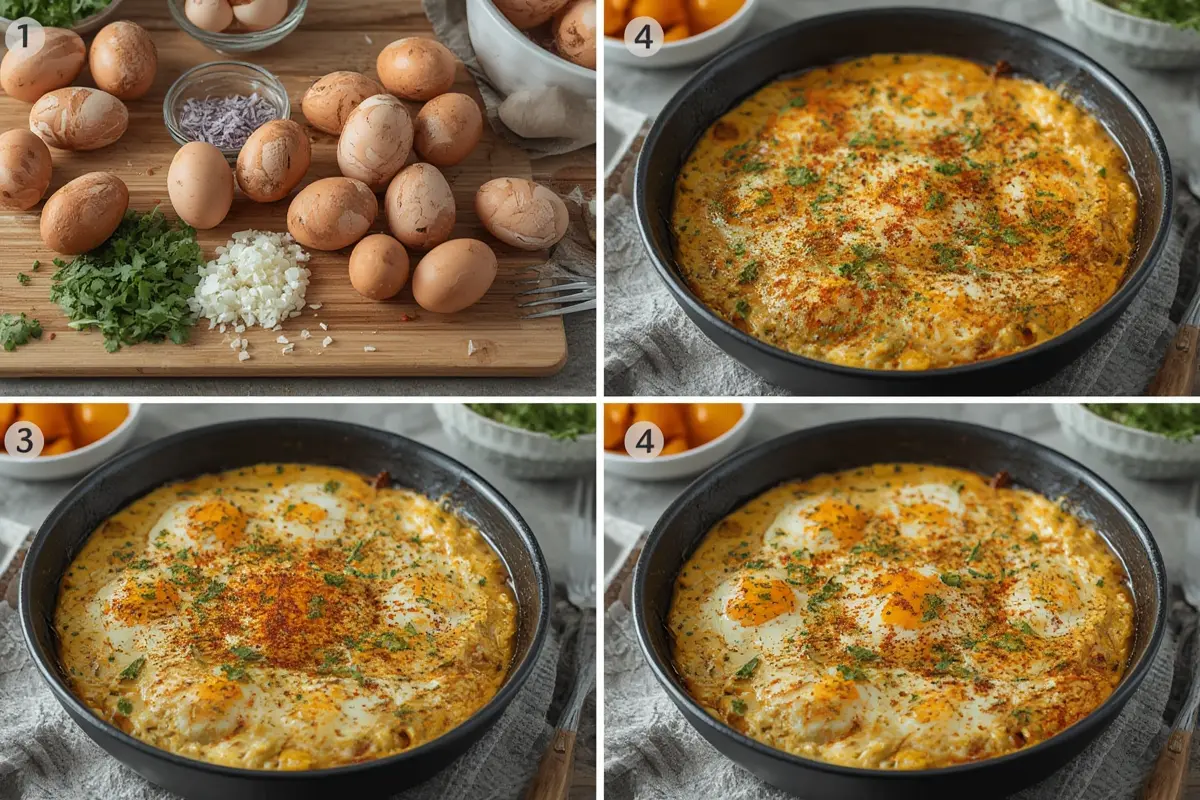 Turkish Eggs Preparation