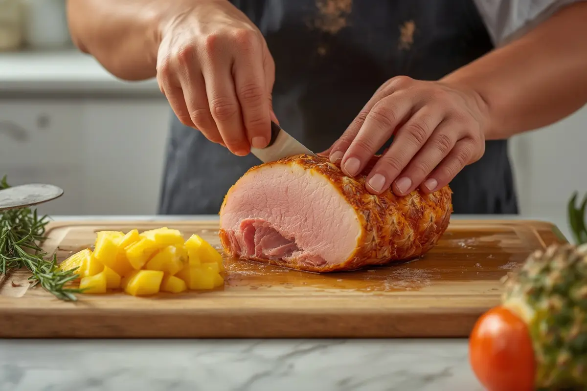 Hawaiian Ham and Pineapple Tips