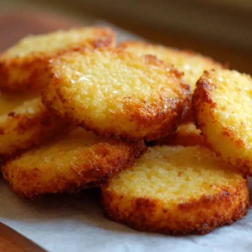 Freshly baked cornbread cookies arranged on a cooling rack, showing their golden-brown edges.