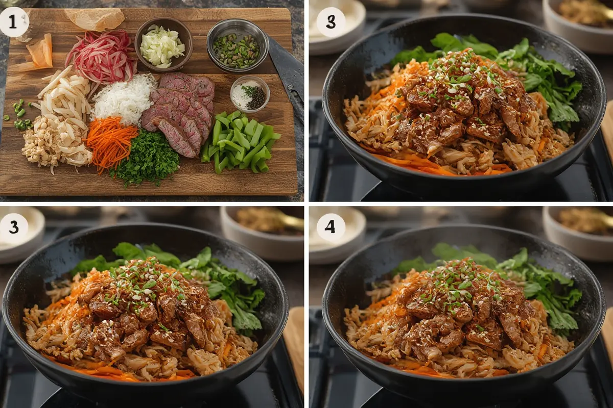 Cooking hibachi steak bowls