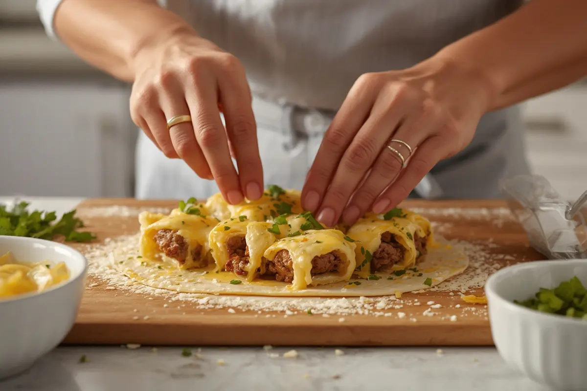 Garlic Butter Cheeseburger Rollups mistakes