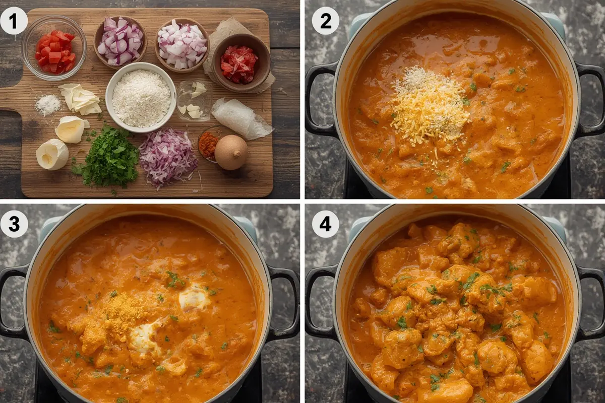Indian Butter Chicken Preparation