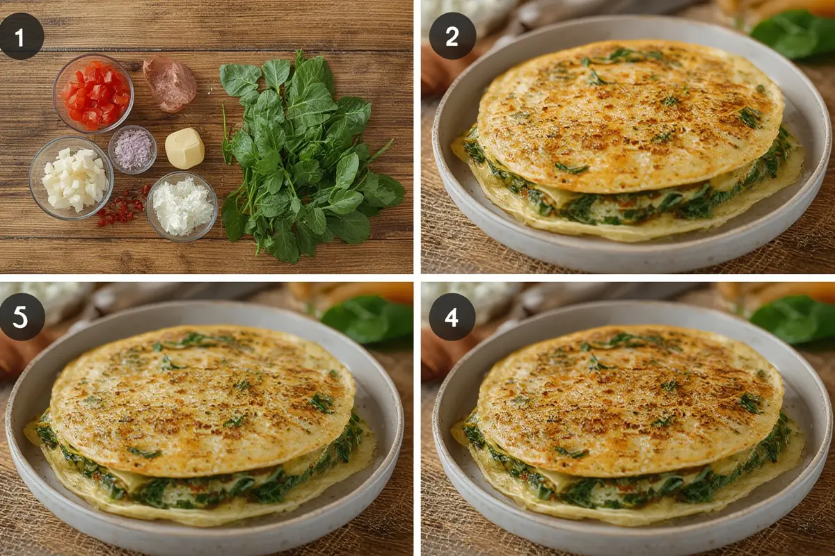 Step by step quesadillas
