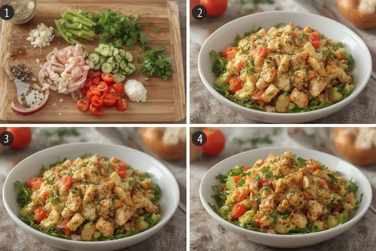 Cape Cod Salad Preparation