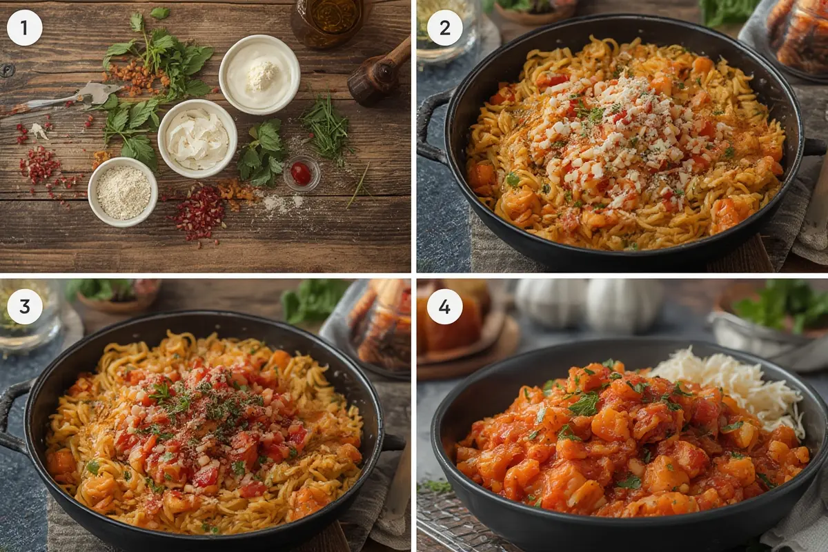 Rhubarb Muffin Preparation