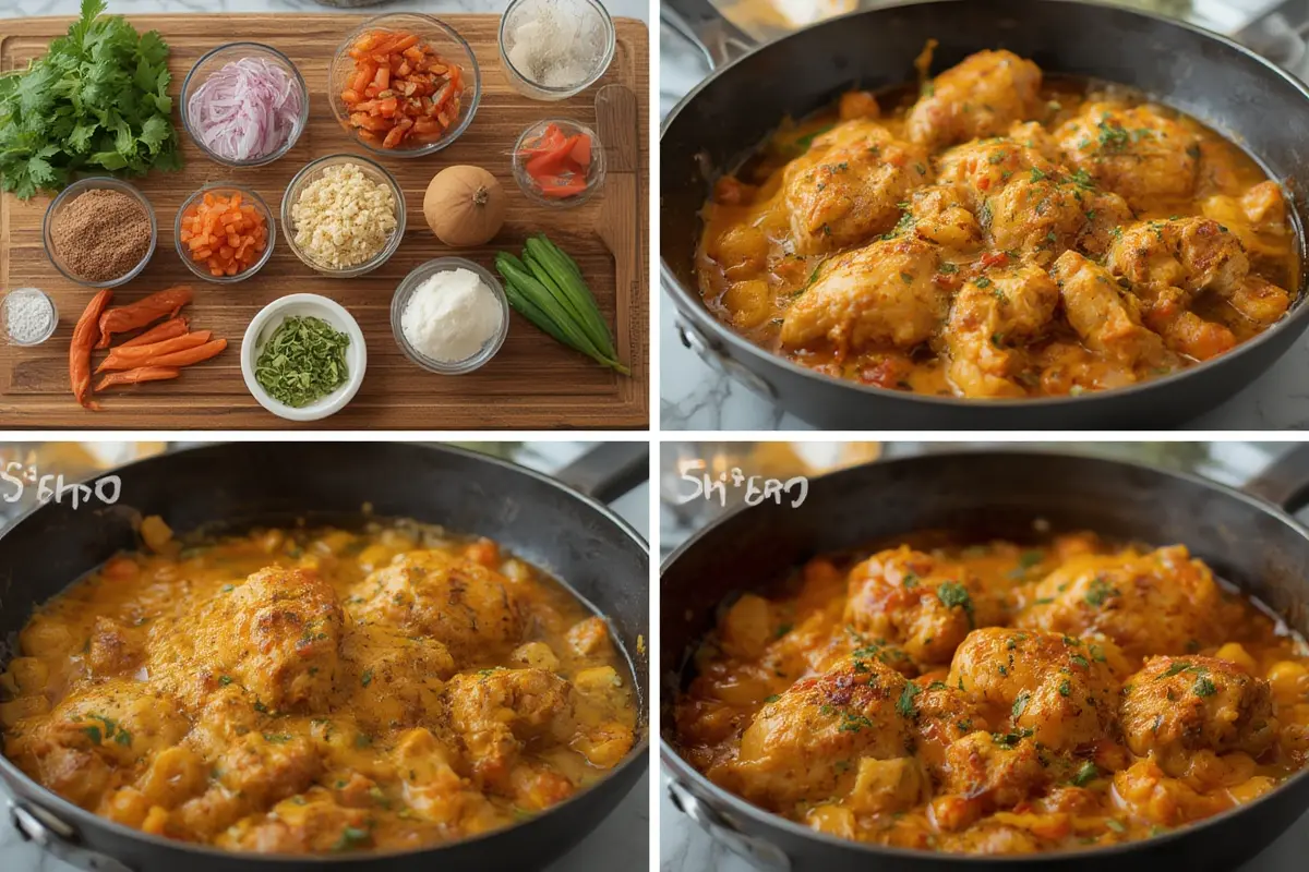 Step by Step Churu Chicken