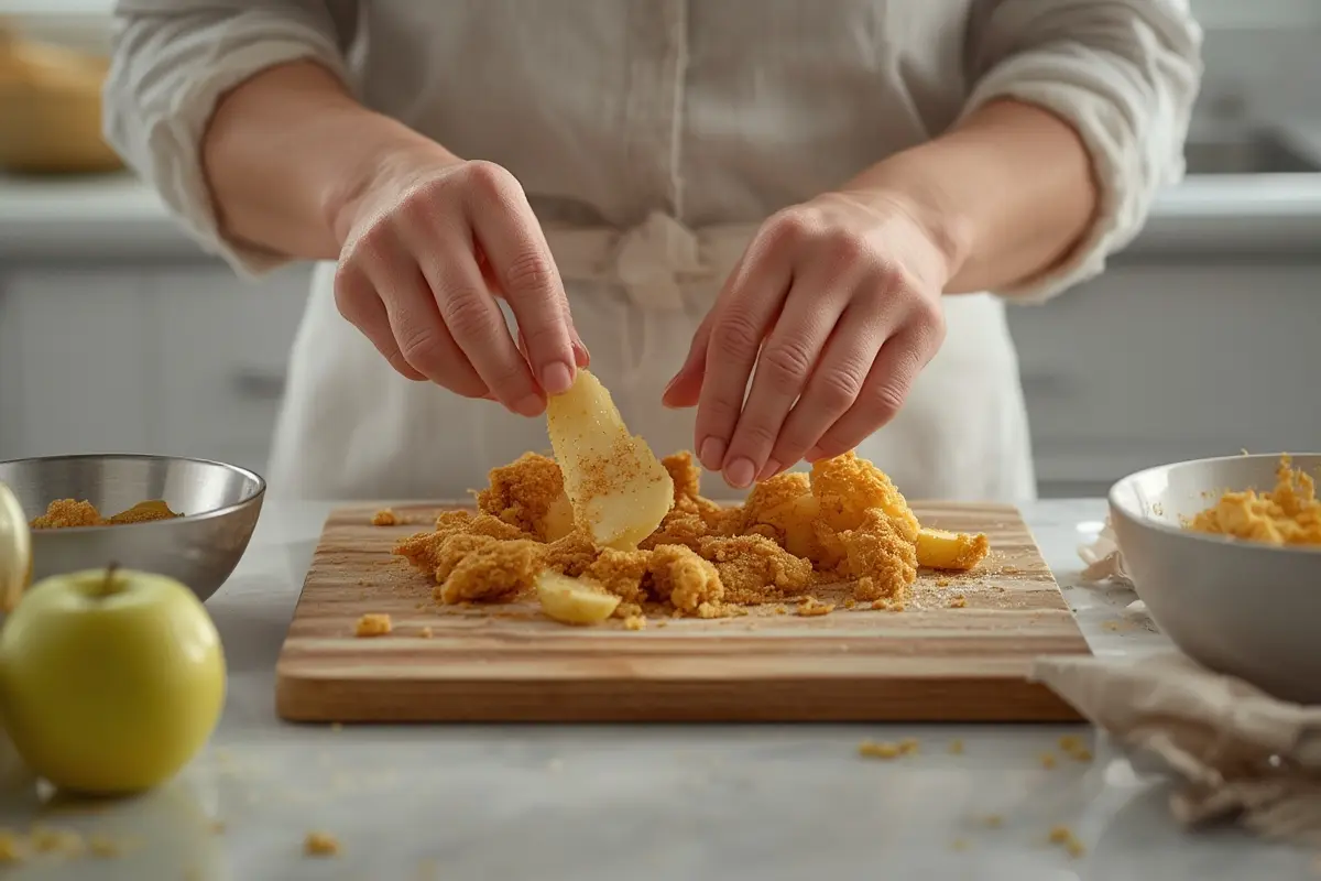 Southern Fried Apples Close-up