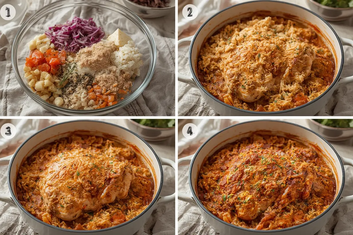 Dump and bake chicken casserole