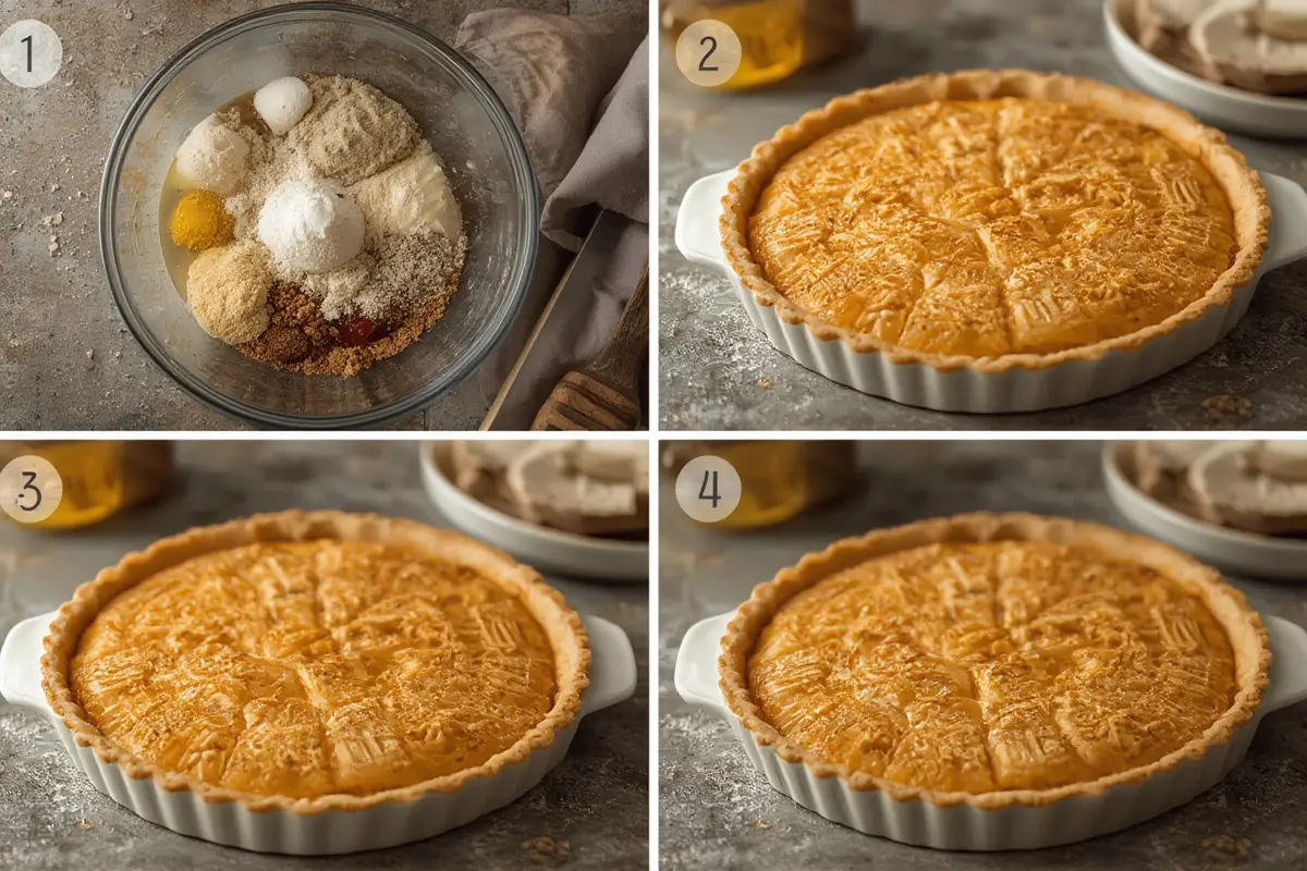 Greek Honey Pie Preparation
