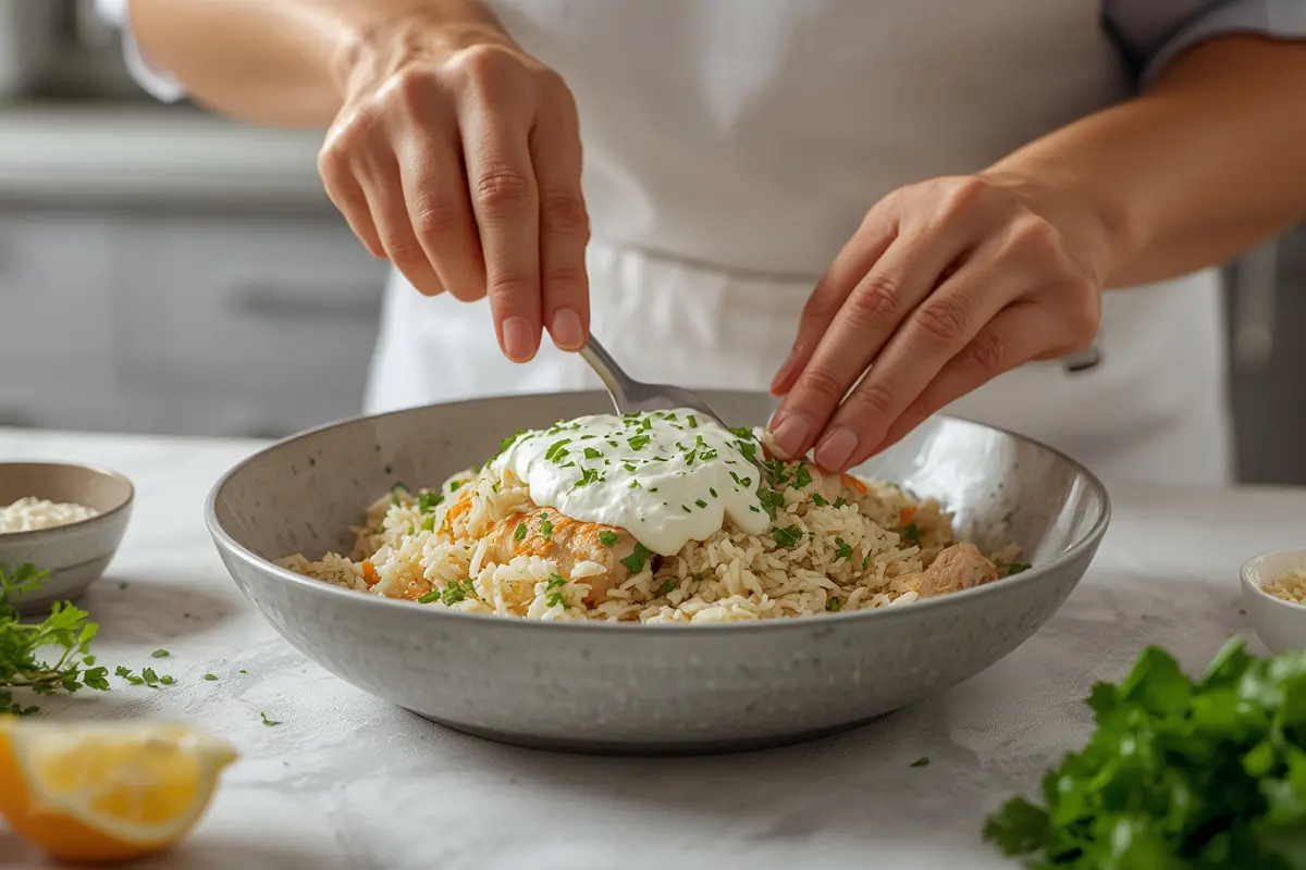 Chicken Tzatziki Rice Cooking Tips