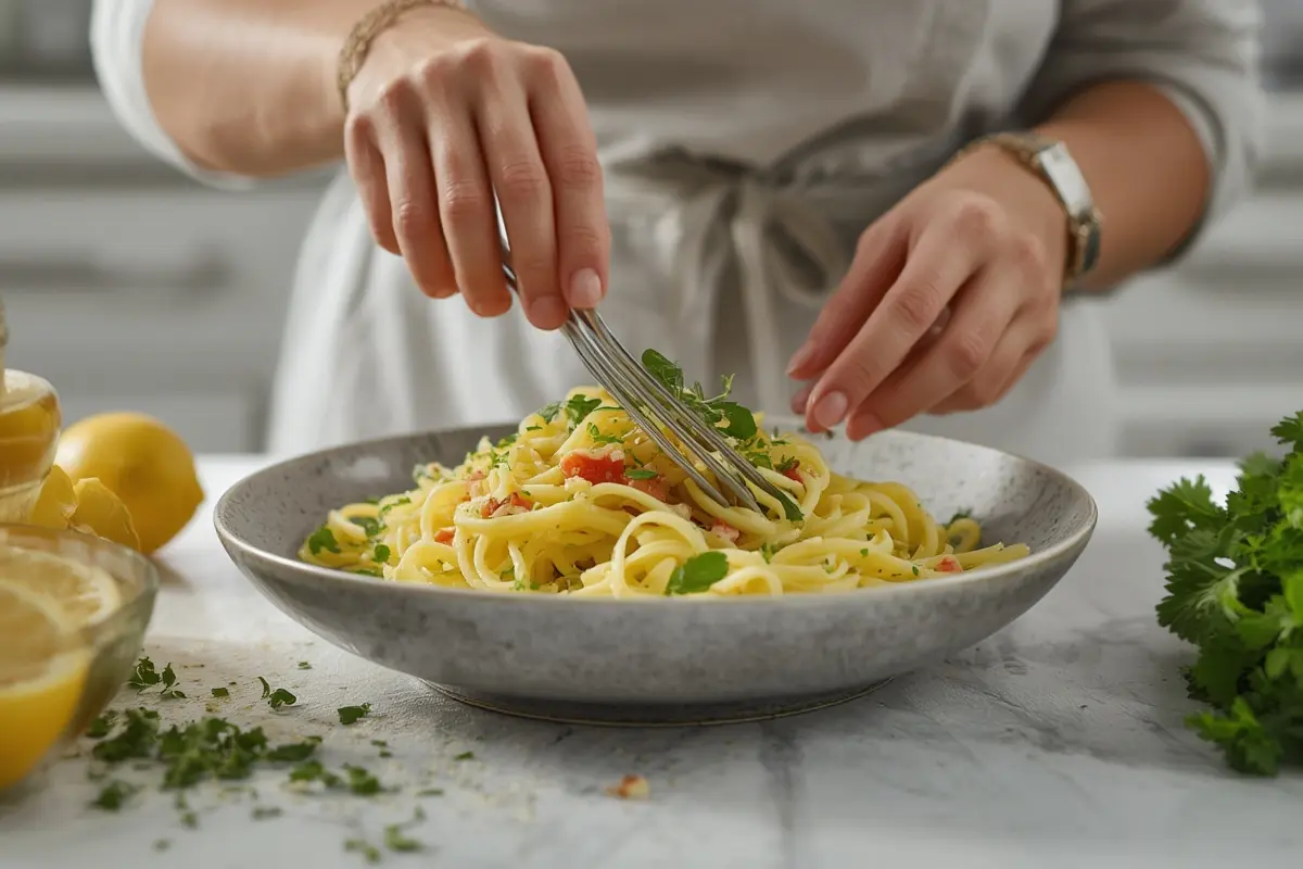 Lemon Capellini Salad Tips