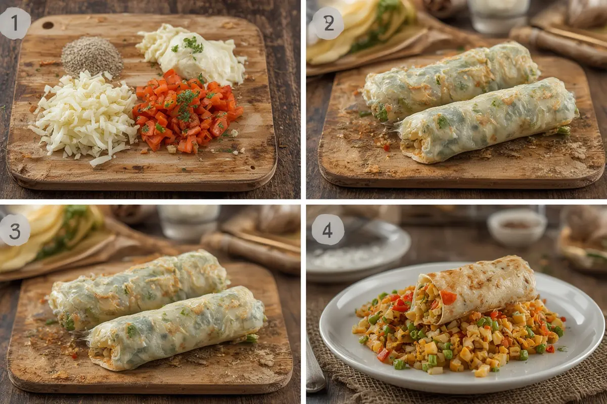 Cooking Low Carb Egg Roll