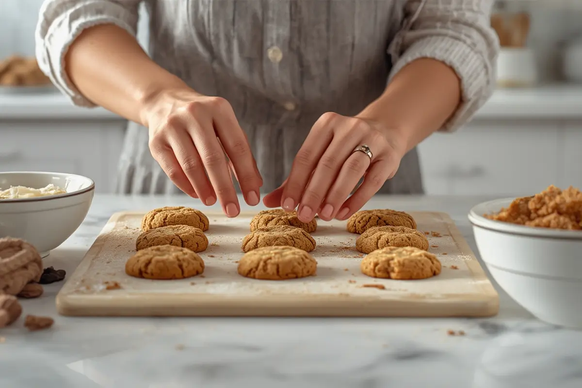 Brown sugar cookies comparison showing mistakes