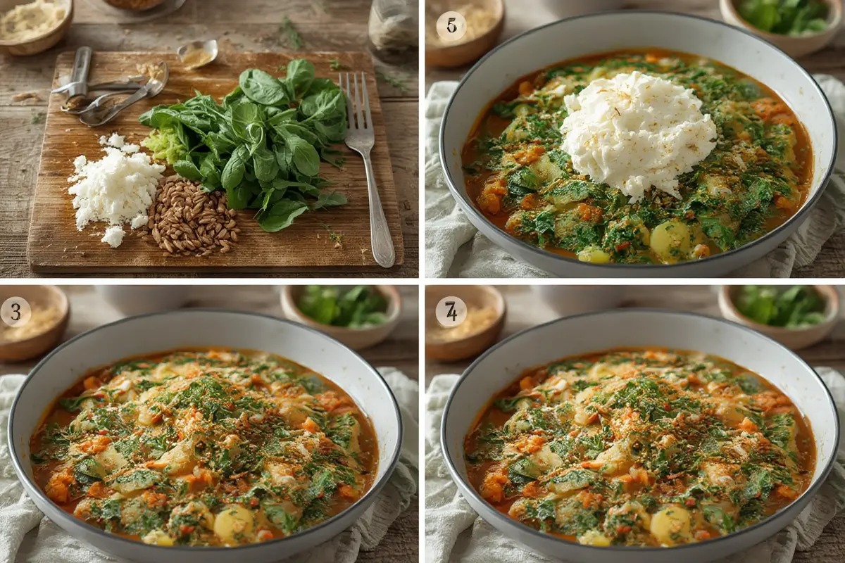 Spinach and ricotta stuffed shells