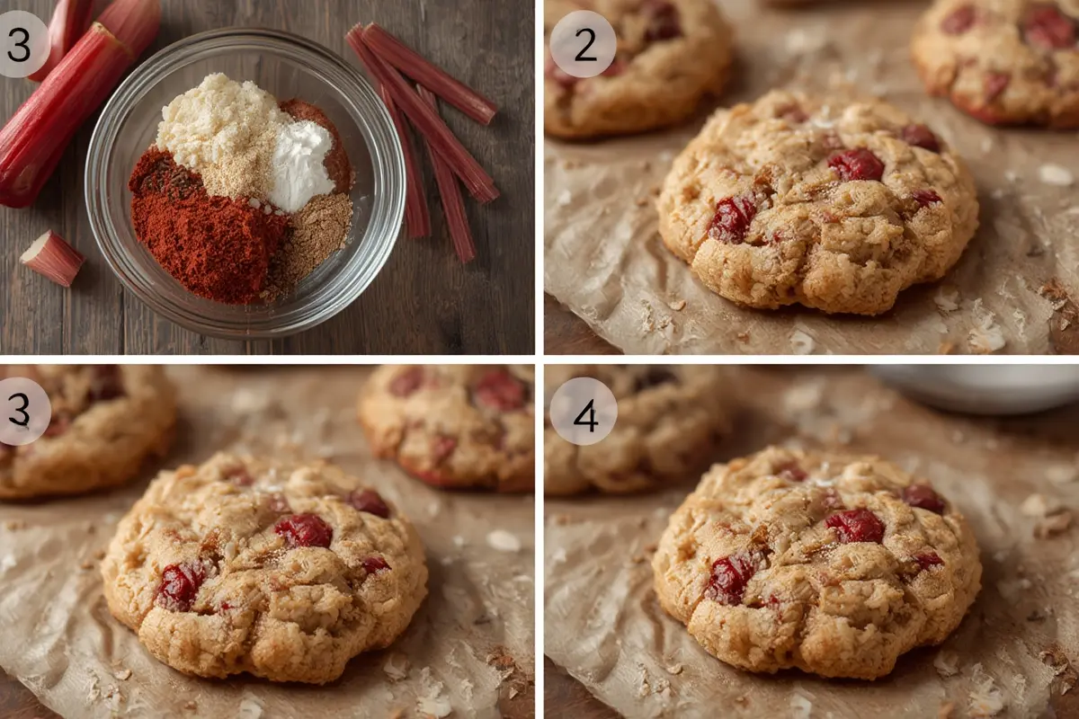 Rhubarb Muffin Preparation