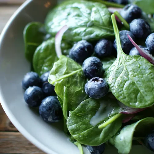 A colorful Cape Cod Salad with mixed greens and cranberries