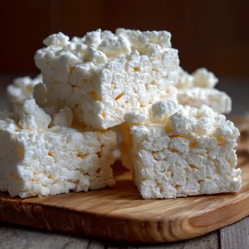 A close-up shot of several freshly baked cottage cheese flagels stacked on a plate