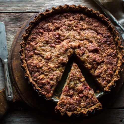 Collection of easy rhubarb recipes displayed beautifully