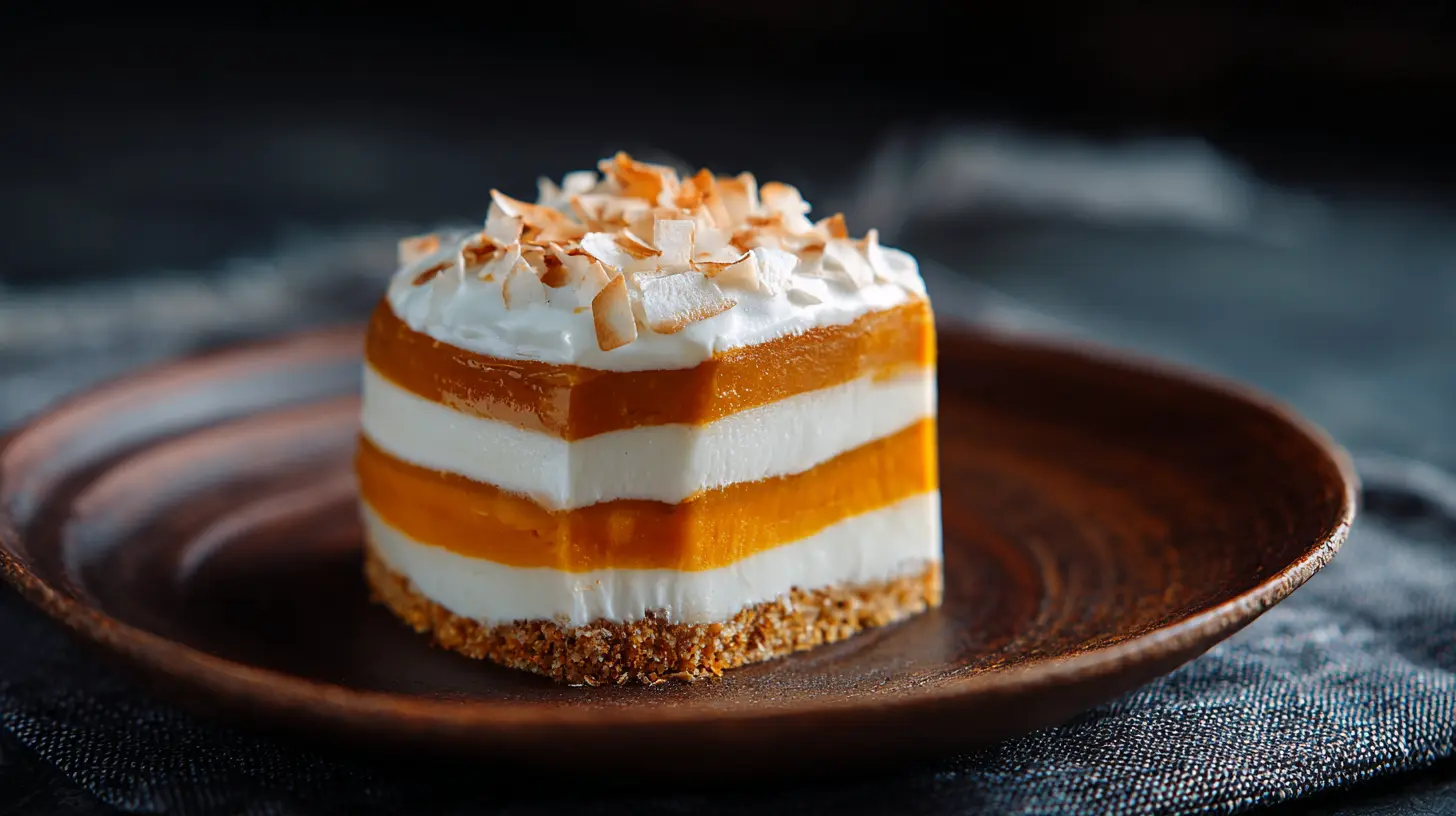 A baking dish filled with beautifully layered sweet potato slices