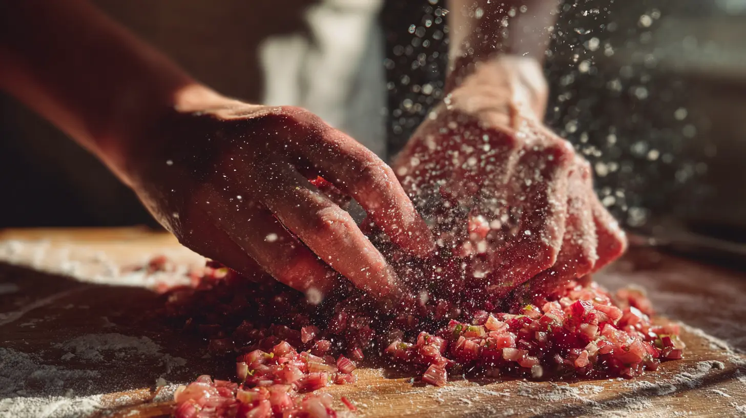 Rhubarb muffin texture