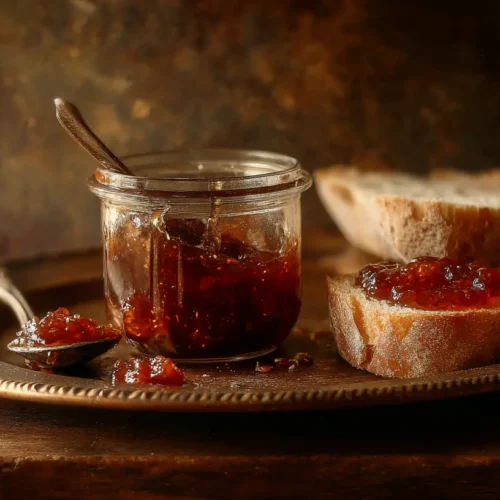 A vibrant display of completed spring baking pastries and ingredients