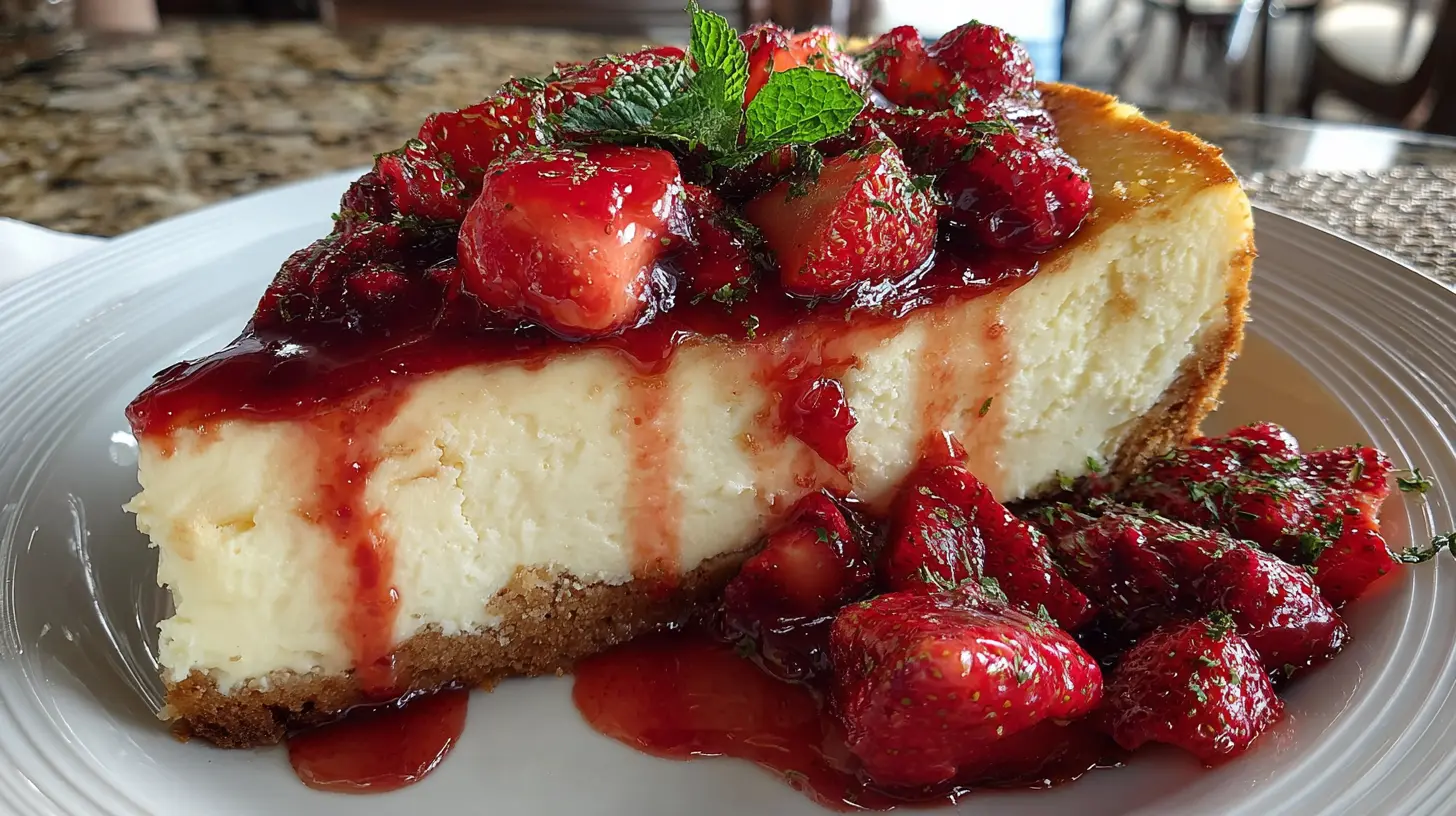 Cheesecake preparation