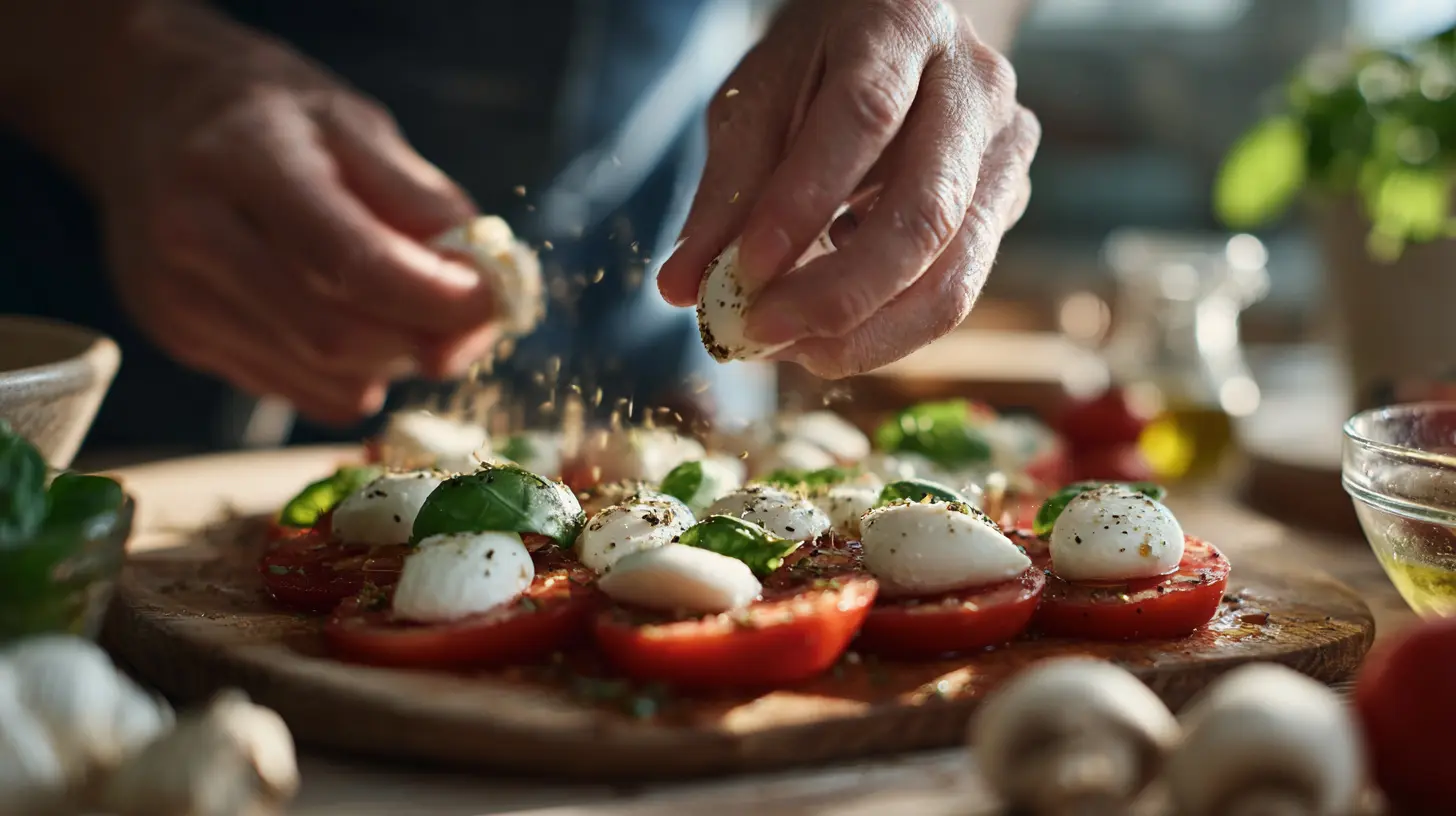 Caprese Salad Close-up