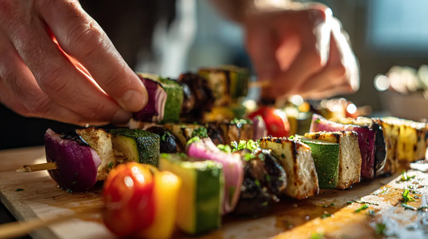 Grilled Veggie Kabobs