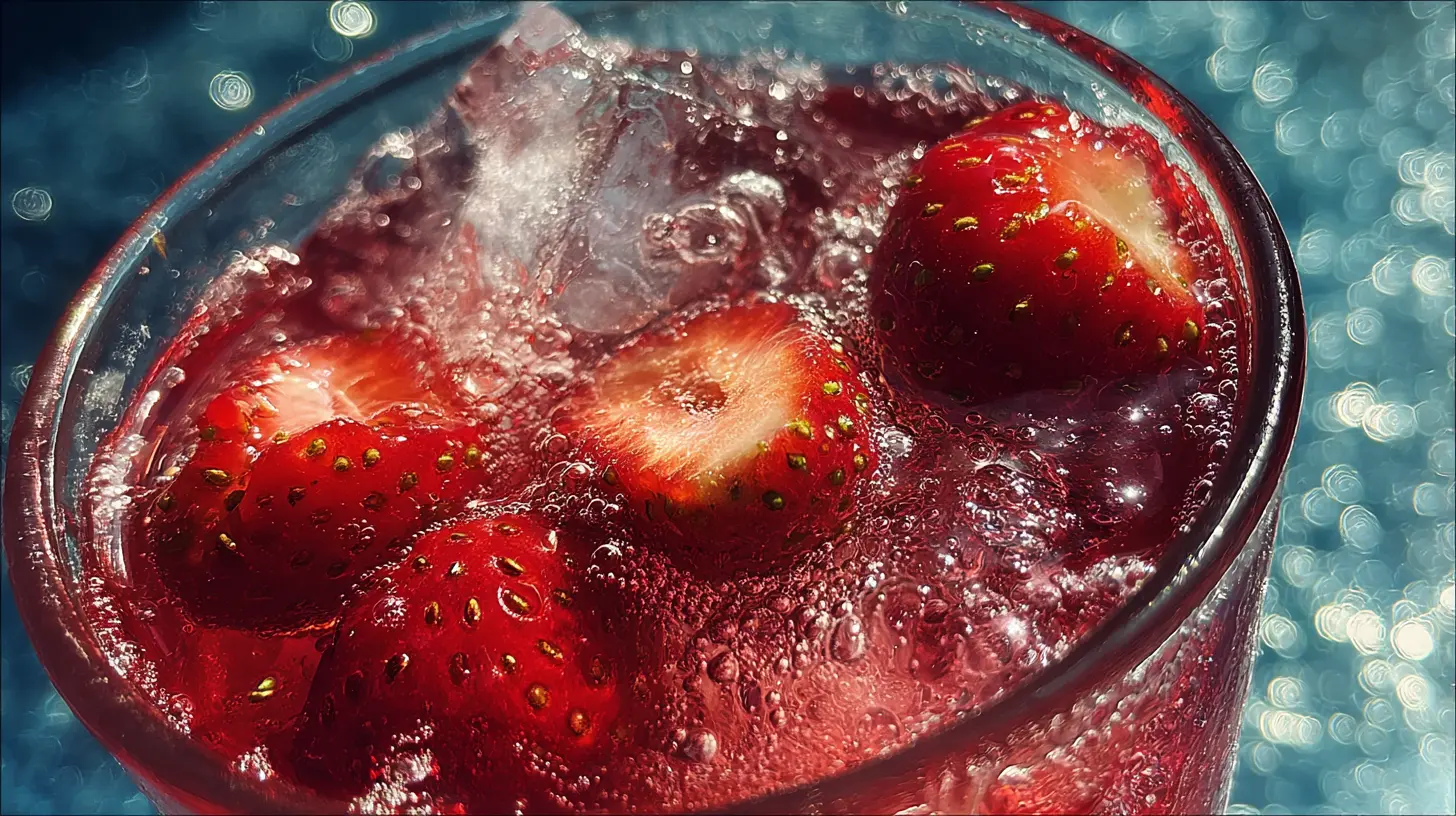 Juneteenth Strawberry Soda Process