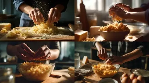 Mac and cheese in skillet