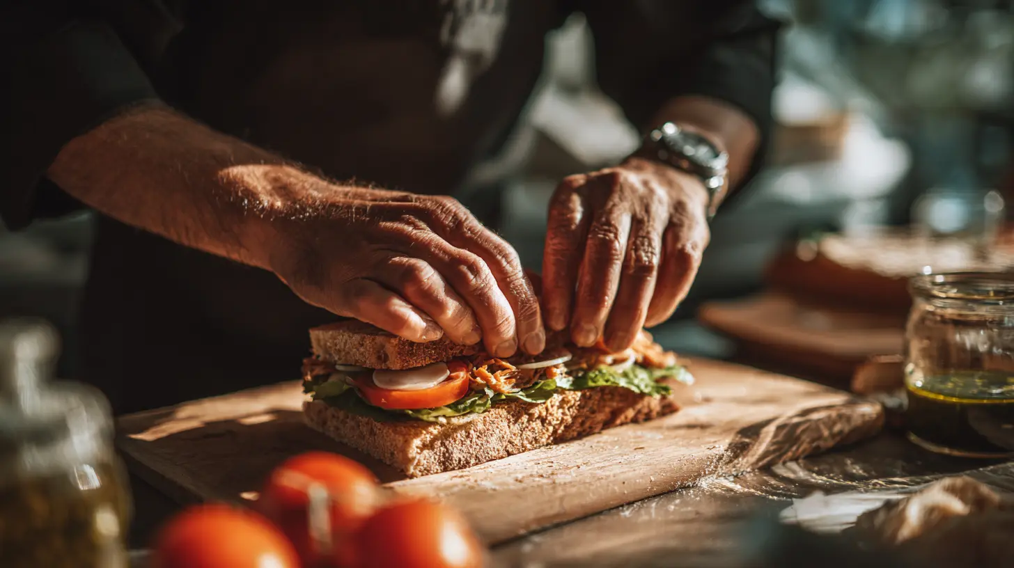 Close-up of properly shredded pulled pork