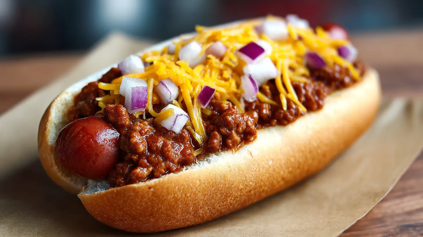 Step by Step Chili Dog Preparation