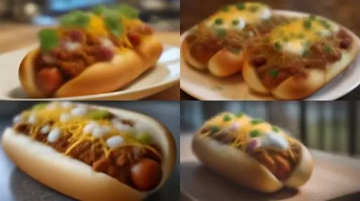 A delicious chili dog topped with ample chili and cheese.